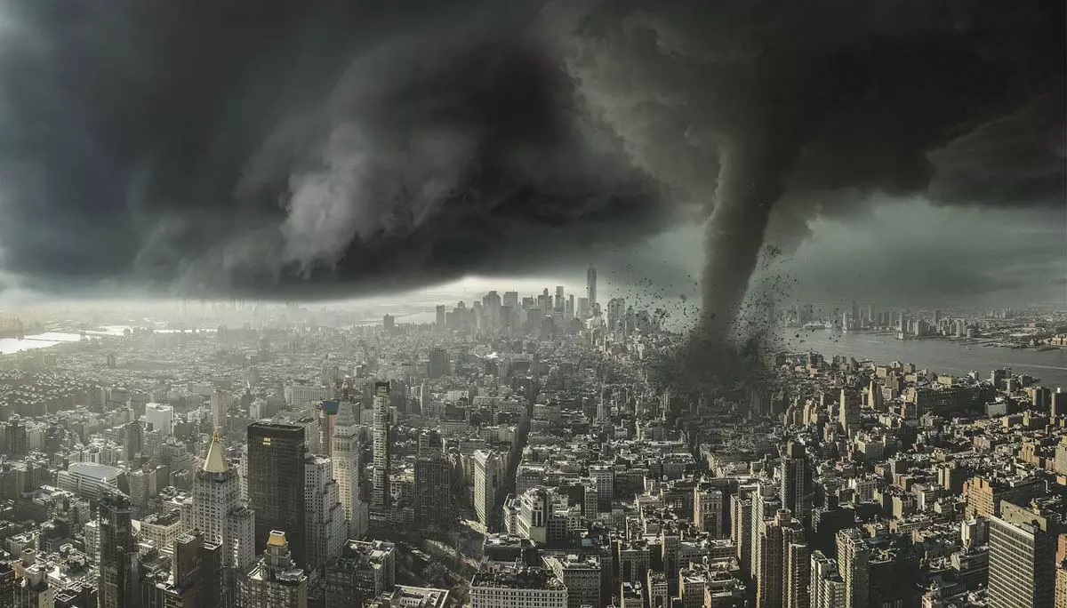 Tornado - niszcząca potęga przyrody